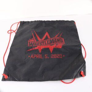 WWE WrestleMania 36 Carry Bag * Tampa Bay FL * 2020 * Nap Sack * Draw Strings